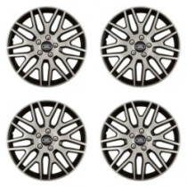 Puklice pre Land Rover 15 Dakar NC silver and black