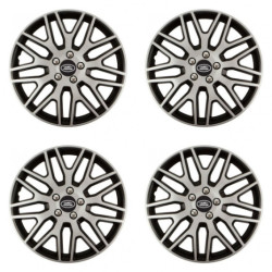 Puklice pre Land Rover 15 Dakar NC silver and black