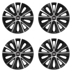 Puklice pre Land Rover 15 RAPIDE silver and black