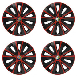 Puklice pre Alfa Romeo 14 RAPIDE red and black