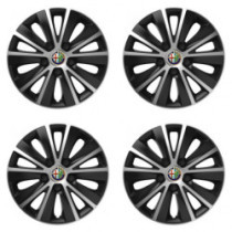 Puklice pre Alfa Romeo 14 RAPIDE silver and black