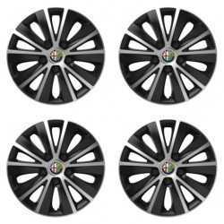 Puklice pre Alfa Romeo 14 RAPIDE silver and black