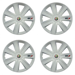 Puklice pre Alfa Romeo 16 GTX carbon white