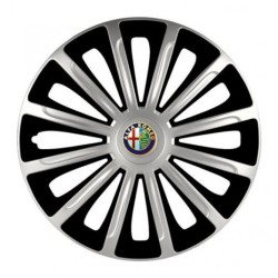 Puklice pre Alfa Romeo 16 TREND silver and black