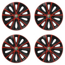 Puklice pre Alfa Romeo 16 RAPIDE red and black