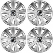 Puklice pre Kia (staršie logo) 14 Aviator carbon RC silver