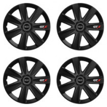 Puklice pre Kia (staršie logo) 14 GTX CARBON black
