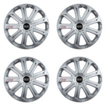 Puklice pre Kia (staršie logo) 15 Evo silver