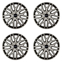 Puklice pre Kia (nové logo) 14 Dakar NC silver and black