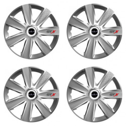 Puklice pre Kia (nové logo) 15 GTX CARBON silver