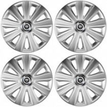 Puklice pre Dacia (staršie logo) 15 Aviator carbon silver