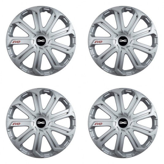 Puklice pre Dacia (nové logo) 14 Evo silver