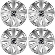 Puklice pre Dacia (nové logo) 14 Aviator carbon RC silver