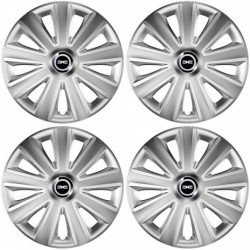 Puklice pre Dacia (nové logo) 16 Aviator carbon RC 16 silver