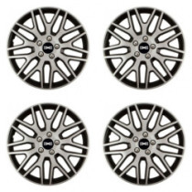 Puklice pre Dacia (nové logo) 16 Dakar NC silver and black