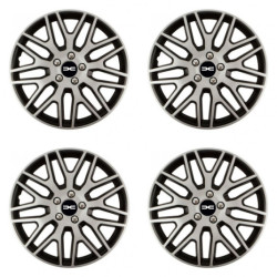 Puklice pre Dacia (nové logo) 16 Dakar NC silver and black