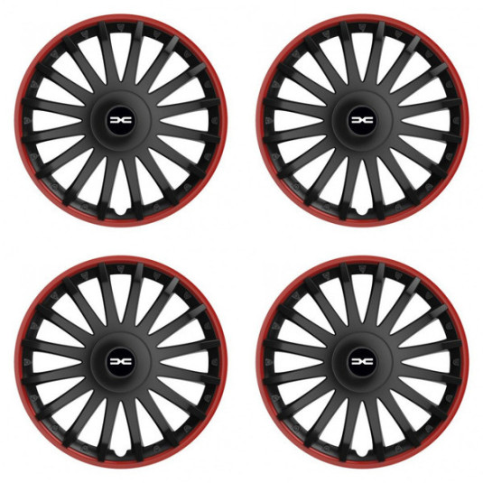 Puklice pre Dacia (nové logo) 16 CRYSTAL RO black