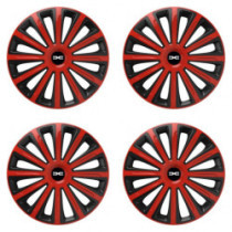 Puklice pre Dacia (nové logo) 16 TREND red and black