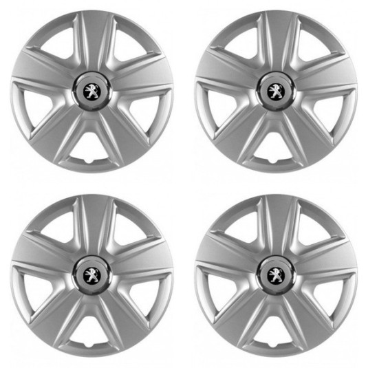 Puklice pre Peugeot (staršie logo) 15 ESPRIT