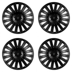 Puklice pre Peugeot (nové logo) 15 Smart black