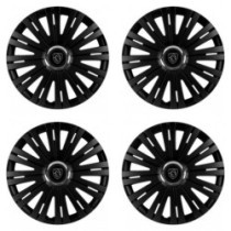 Puklice pre Peugeot (nové logo) 15 ACTIVE RC BLACK