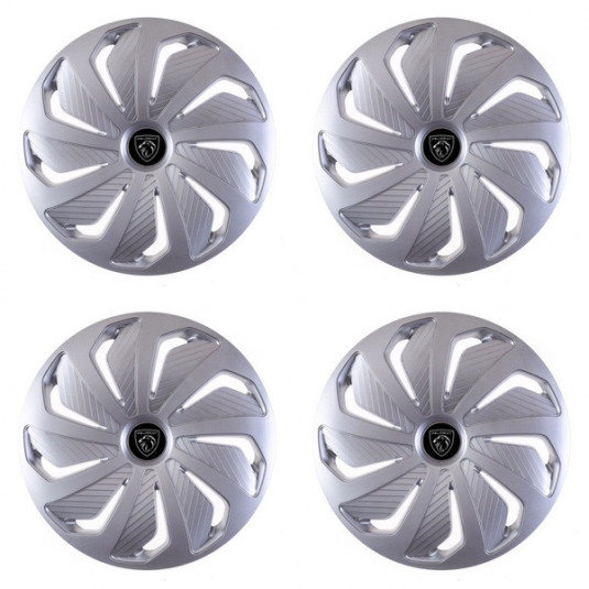 Puklice pre Peugeot (nové logo) 16 WIND RC SI