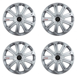 Puklice pre Peugeot (nové logo) 16 Evo silver