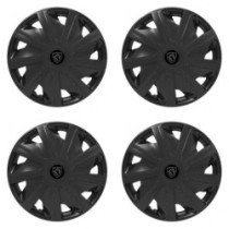 Puklice pre Peugeot (nové logo) pre dodávky 16 Craft black