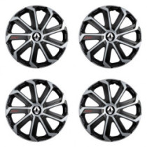 Puklice pre Renault (staršie logo) 14 Evo black&silver