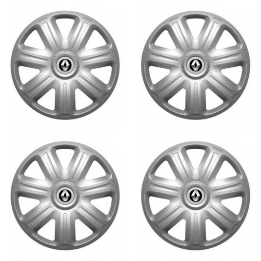 Puklice pre Renault (staršie logo) 14 COMFORT