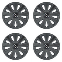 Puklice pre Renault (staršie logo) 15 Aviator carbon grafite