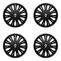 Puklice pre Renault (staršie logo) 15 SPARK BLACK