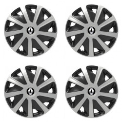 Puklice pre Renault (staršie logo) pre dodávky 16 Craft silver and black