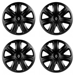 Puklice pre Renault (nové logo) 15 COMFORT BLACK