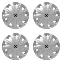 Puklice pre Renault (nové logo) pre dodávky 15 Craft silver