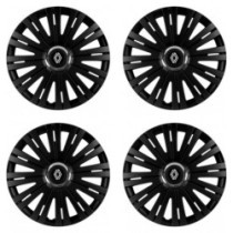 Puklice pre Renault (nové logo) 16 ACTIVE RC BLACK