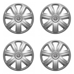 Puklice pre VW (čierne) 14 COMFORT