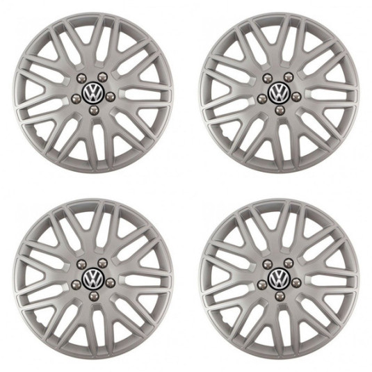 Puklice pre VW (čierne) 16 DAKAR