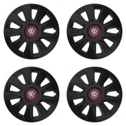 Puklice pre VW (čierne) 16 STRATOS RR black