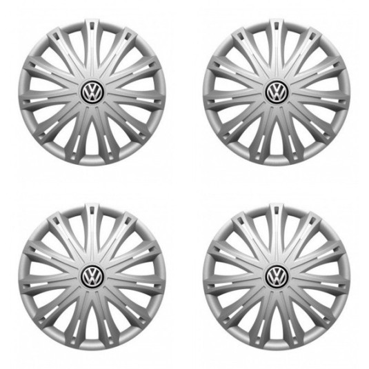 Puklice pre VW (čierne) 16 SPARK