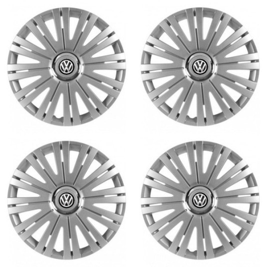 Puklice pre VW (čierne) 16 ACTIVE RC