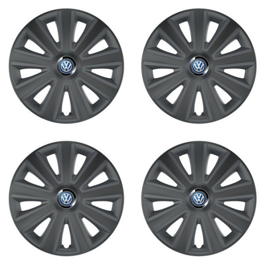 Puklice pre VW (modré) 14 Aviator carbon RC grafite