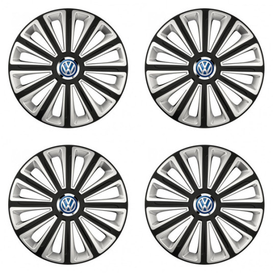 Puklice pre VW (modré) 14 TREND RC double colour