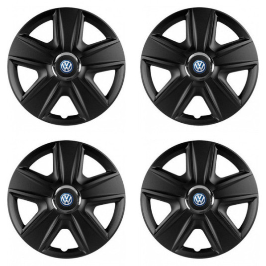 Puklice pre VW (modré) 14 ESPRIT RC BLACK