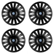 Puklice pre VW (modré) 15 Smart black