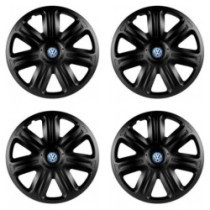 Puklice pre VW (modré) 15 COMFORT BLACK