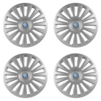 Puklice pre VW (modré) 16 Luxury