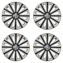 Puklice pre VW (modré) 16 TREND RC double colour