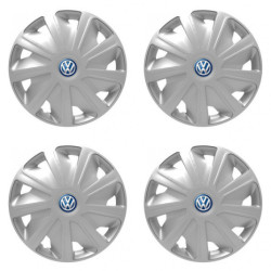 Puklice pre VW (modré) pre dodávky 16 Craft silver