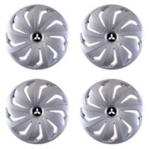 Puklice pre Mitsubishi (strieborné) 14 WIND RC SI